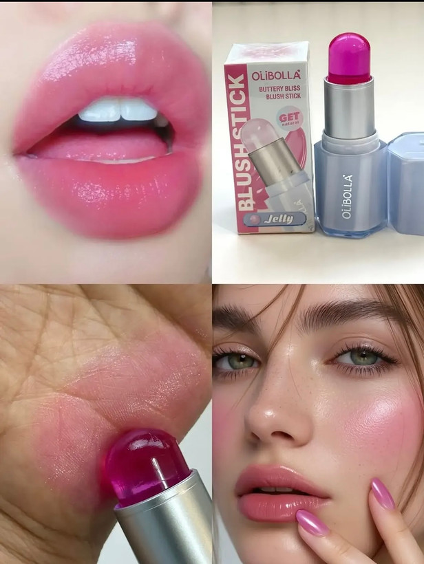 رژگونه شیشه ای آبنباتی حرارتی اولیبولا